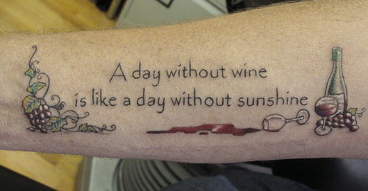 Top 20 Wine Tattoos: When a Love for Wine Goes Too Far! | Blog Your Wine