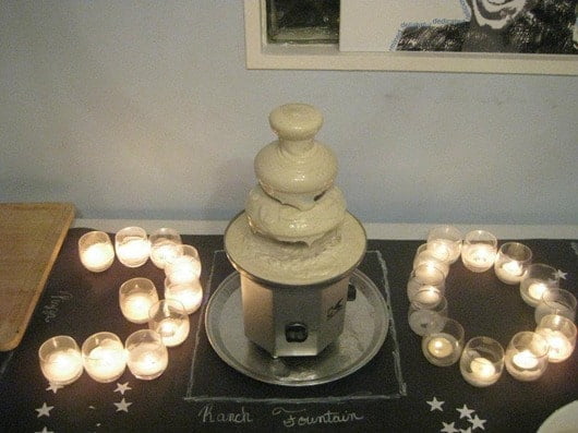 Ranch Dressing Fountain.