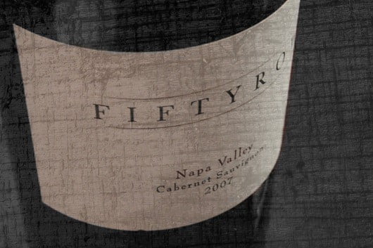 Fiftyrow Cabernet, Napa, 2007 - Front Label