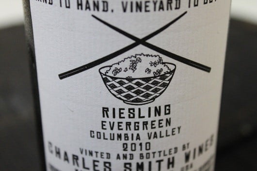 Kung Fu Girl Riesling by Charles Smith Wines, Columbia Valley, Washington State.