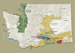 Washington State Wine Map