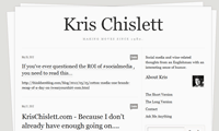 Kris-Chislett-Website