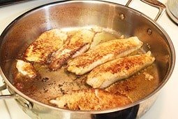 Tilapia in Pan