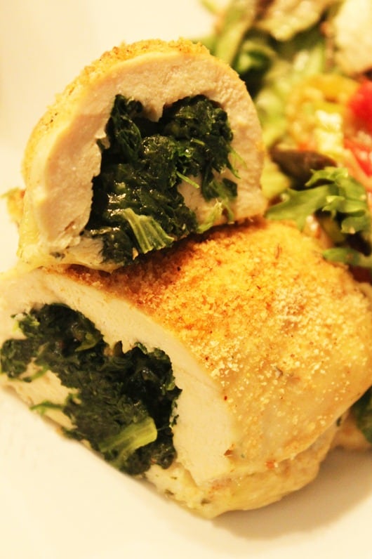 Recipe for Spinach and Pepperjack Stuffed Chicken