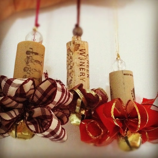 DIY Wine Cork Ornaments